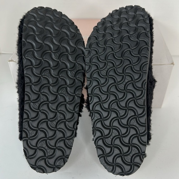 New In Box Birkenstock Boston Big Buckle Shearling Teddy Black Size 40 US L9 M7 - Picture 7 of 7